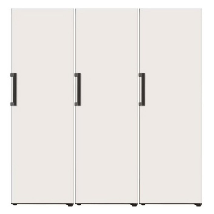 10 환급가전 색상선택형 LG전자 오브제 컬렉션 컨버터블 세트 메탈 좌열림 냉장전용고  냉동전용고  김치냉장고 세트 베이지 방문설치