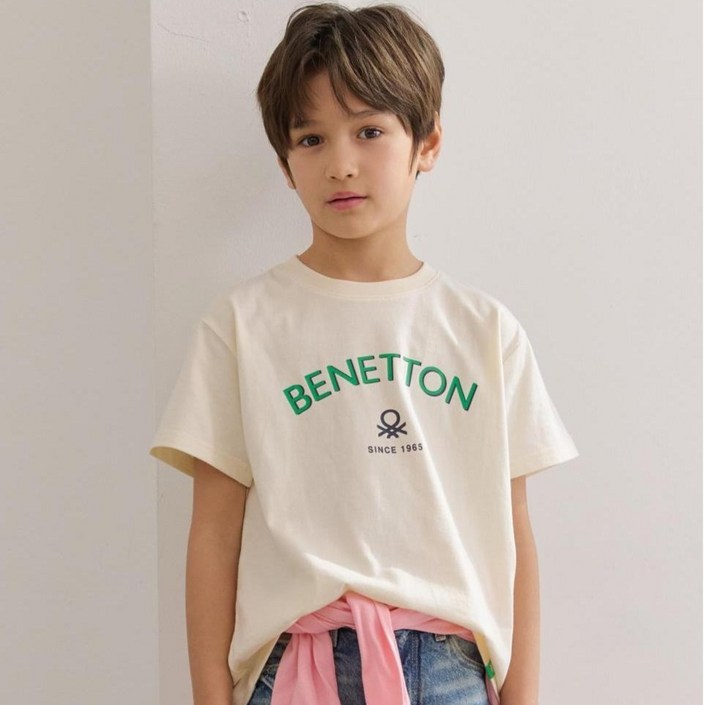 베네통 아동용 반팔 티셔츠 BNKI009 BNKTS5M12T