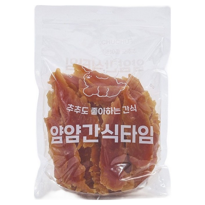 미스터추추 강아지 얌얌간식타임 닭가슴살육포, 1kg, 1개, 닭가슴살