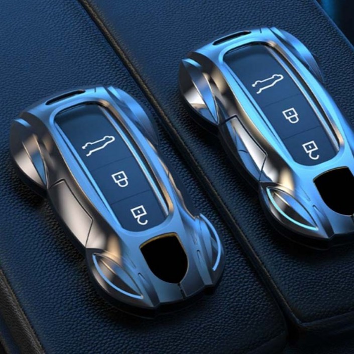 크로니클 바이퍼라인 포르쉐 호환 911 카이엔 메탈 키케이스, 이터널 실버, CBIP-POR2