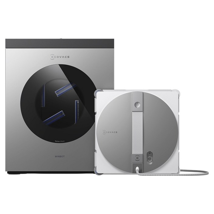 ECOVACS 윈봇 W3 옴니 창문 로봇청소기, WG85807, 화이트
