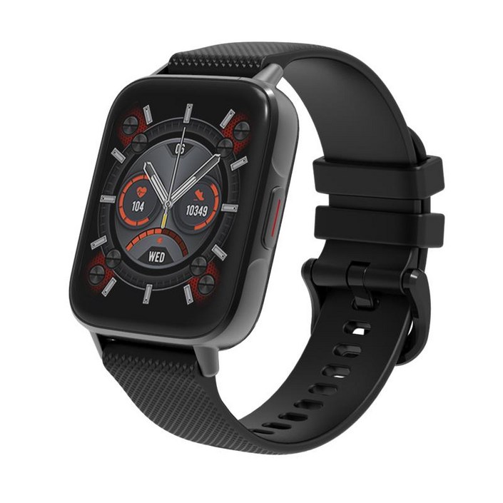 우먼스9999 퍼스트워치V2 손목 스마트워치, 블랙, 4.31cm