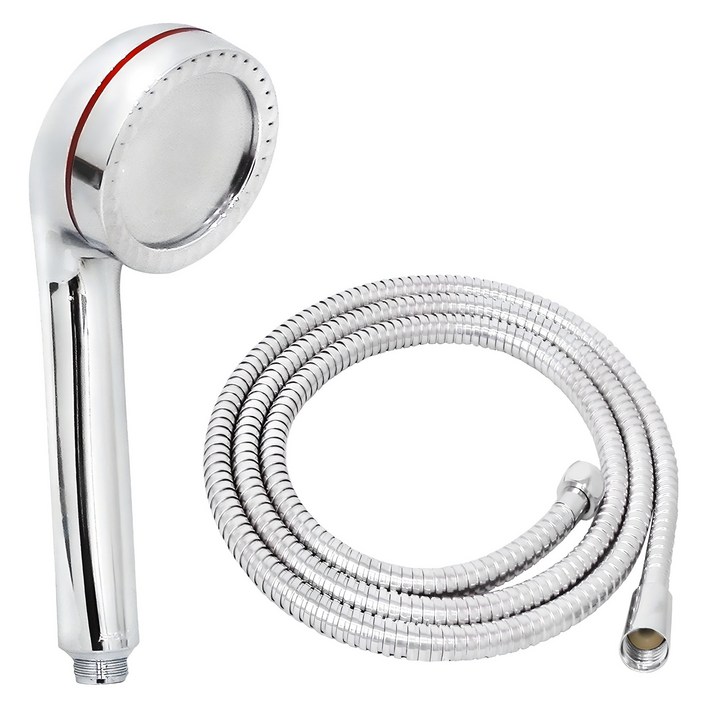 코시나 점보 샤워헤드  황동 메탈줄 2m 세트, 1개, 혼합색상