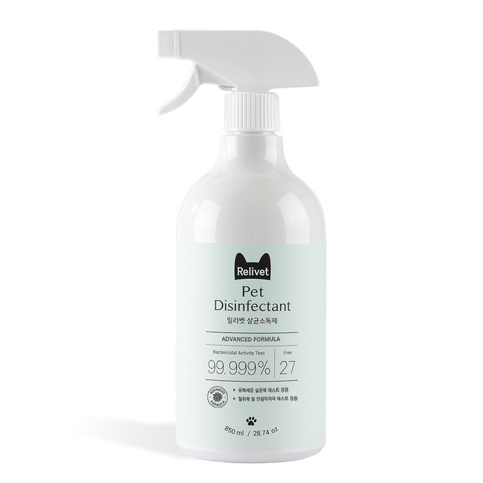 Relivet 살균소독제, 850ml, 1개 Relivet 살균소독제, 850ml, 1개