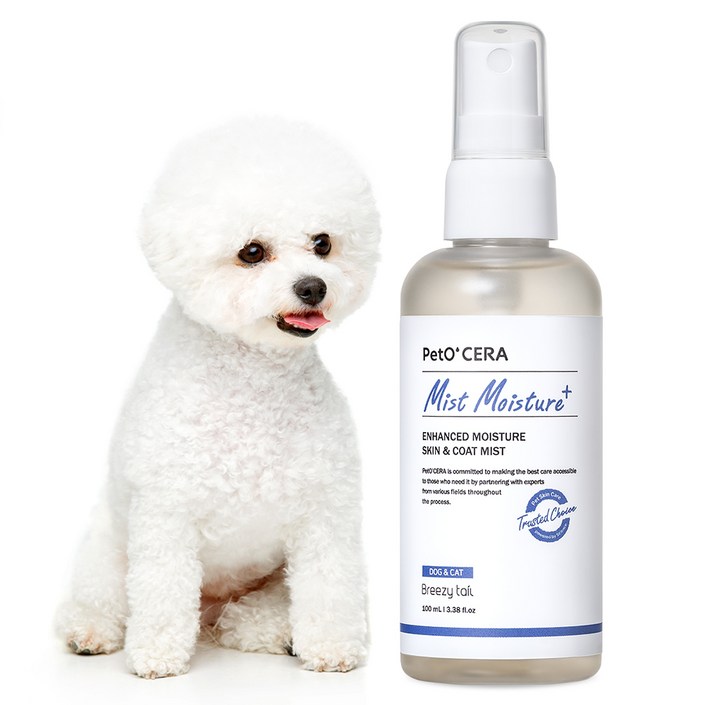 페토세라 강아지 고보습 엉킴방지 저자극 미스트 모이스처 플러스 베이비파우더향