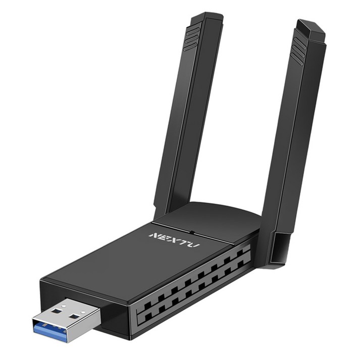 넥스트유 1300Mbps 듀얼 안테나 USB 타입 외장형 무선 랜카드, NEXT1305ACAT, 1개