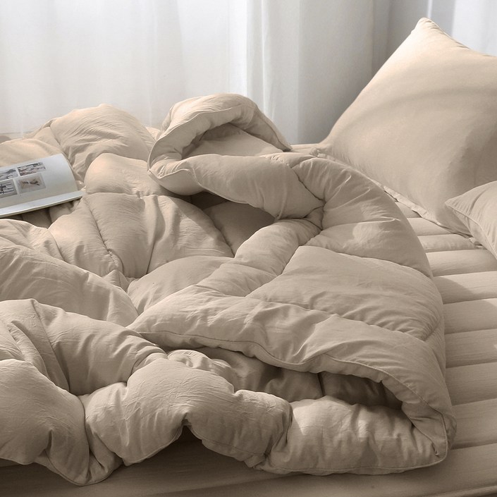 루아베 부드러운 워싱 차렵이불 3종 세트