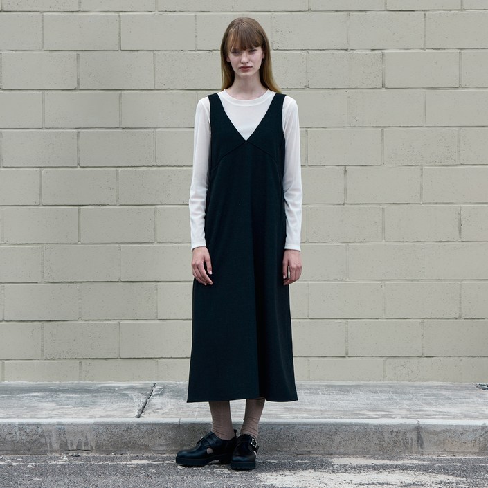 쥬시쥬디 여성용 뷔스티에 플레어 롱 원피스 JYOP72WB