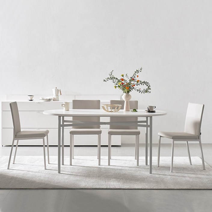 일룸 오노트 1580폭 타원형테이블 방문설치