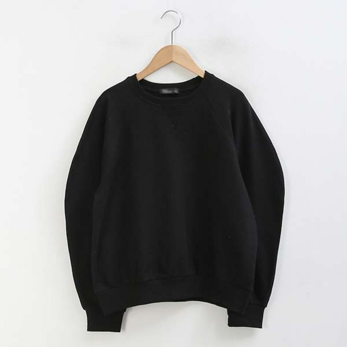 피핀 여성용 삼각 퍼프 소매 래글런 맨투맨 111164