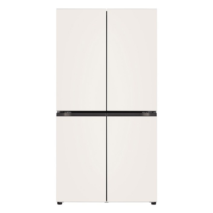 가정용냉장고 [색상선택형] LG전자 디오스 오브제컬렉션 4도어 냉장고 메탈 870L 방문설치