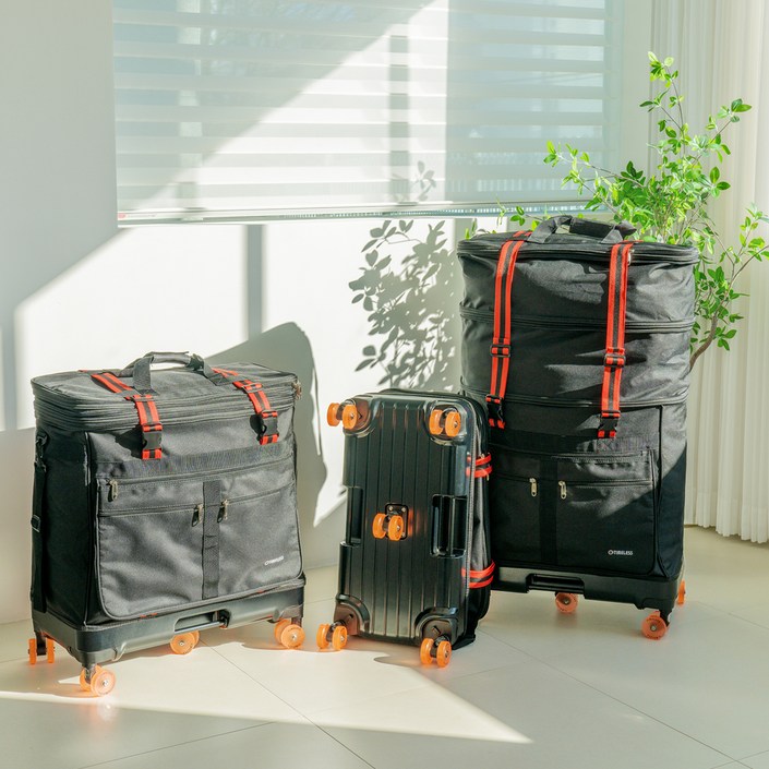 타임리스 확장 우레탄바퀴 이민가방