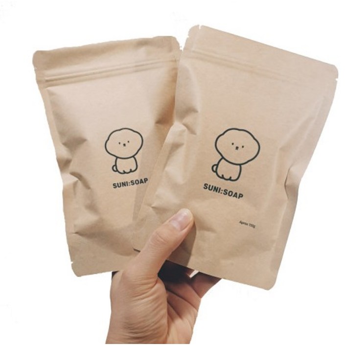 수니펫솝 반려동물 펫샴푸 목욕비누 130g 2p + 거품망