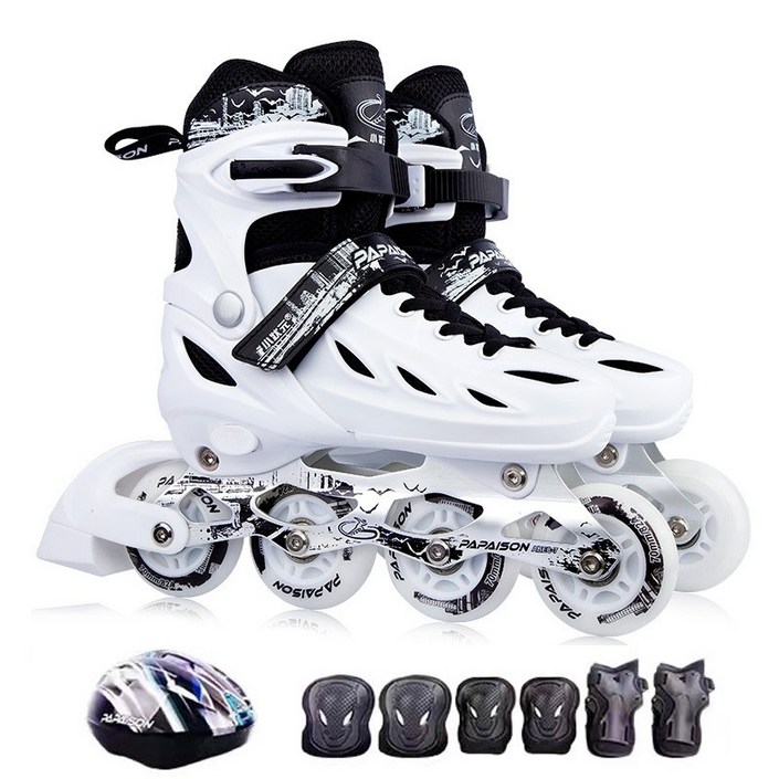 성인용 인라인스케이트 조절 가능한 롤러스케이트 바퀴달린 신발