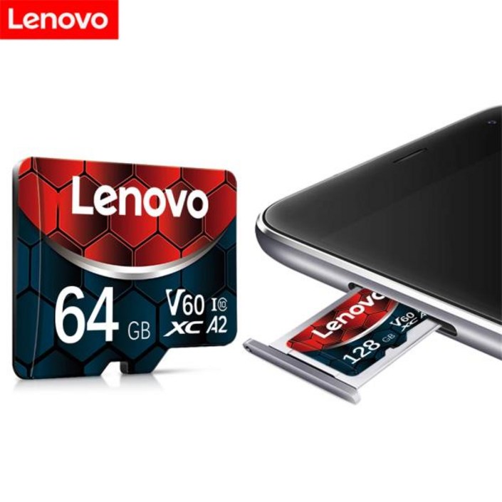 Lenovo 2TB 1TB 마이크로 TF SD 카드 128GB 고속 메모리 카드 256G V60 미니 SD 카드 Nintendo Switch 용 5