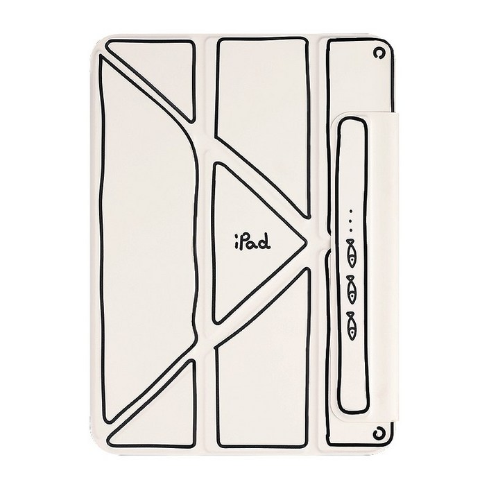 NECESID 북커버 디자인 아이패드 케이스, 1개