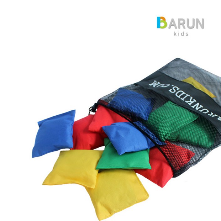 바른키즈 칼라빈백 오리지날 12개세트  콩주머니세트