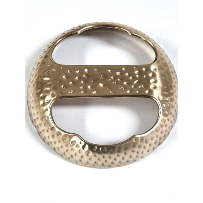 안성방짜 유기 괄사 경락 피부관리 림프 종아리 두피마사지, 1개, gold