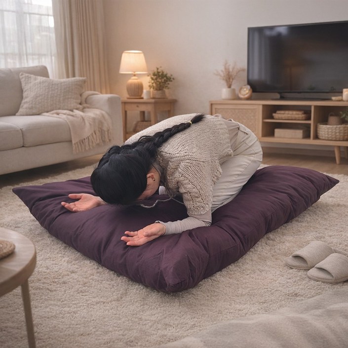 108배 절방석 대형 기도방석 두꺼운 좌식 방석 불교 방석