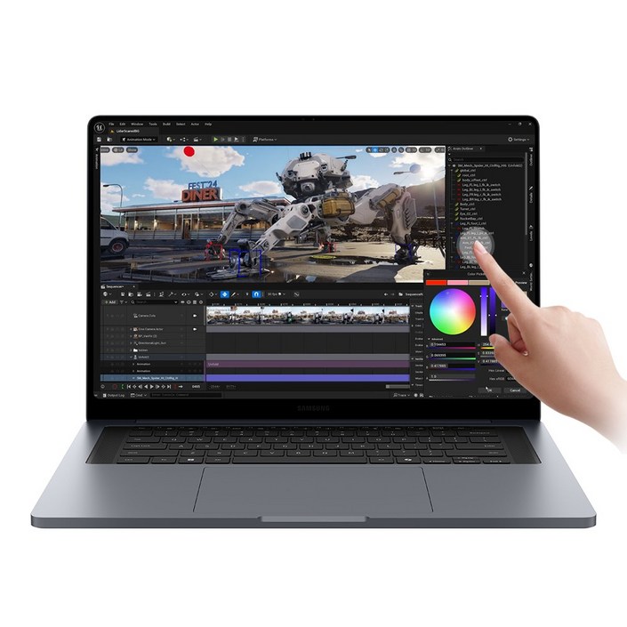 삼성전자 갤럭시북6 울트라 NT960UJH-X72A 16인치 인텔 울트라7 펜서레이크 RTX5060 WIN11 32GB 터치디스플레이 WQXGA+ 게이밍 AI노트북, NT960UJH-X72A, WIN11 Home, 32GB, 2TB, 그레이