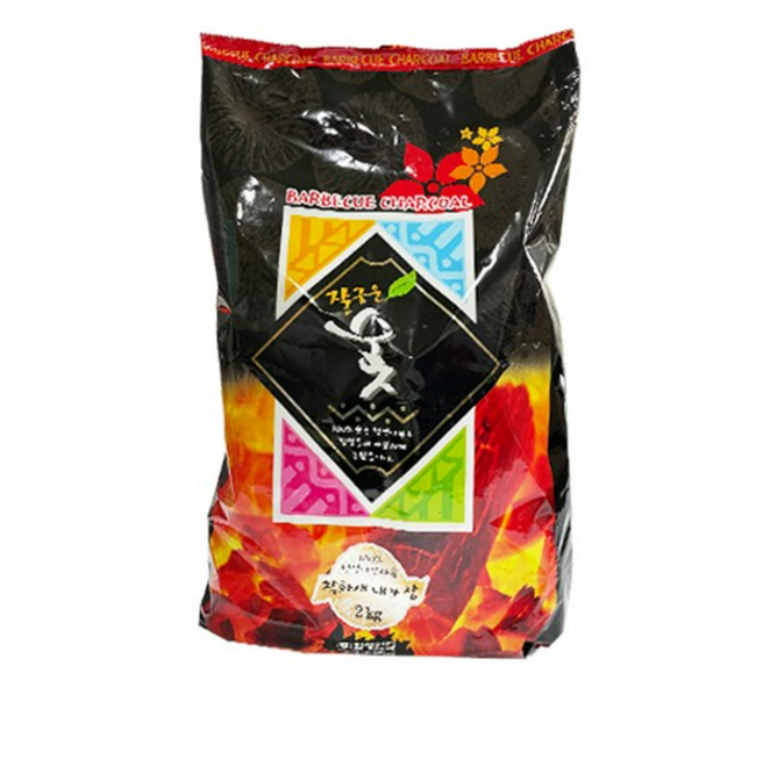 잘구운 숯, 2kg, 3개