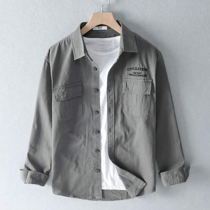 [다즈몰] 벨로션자켓/남성용 간절기 필수템 셔츠 아우터