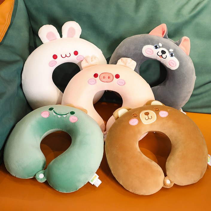 당일출고 부들부들 메모리폼 애니멀 목배게