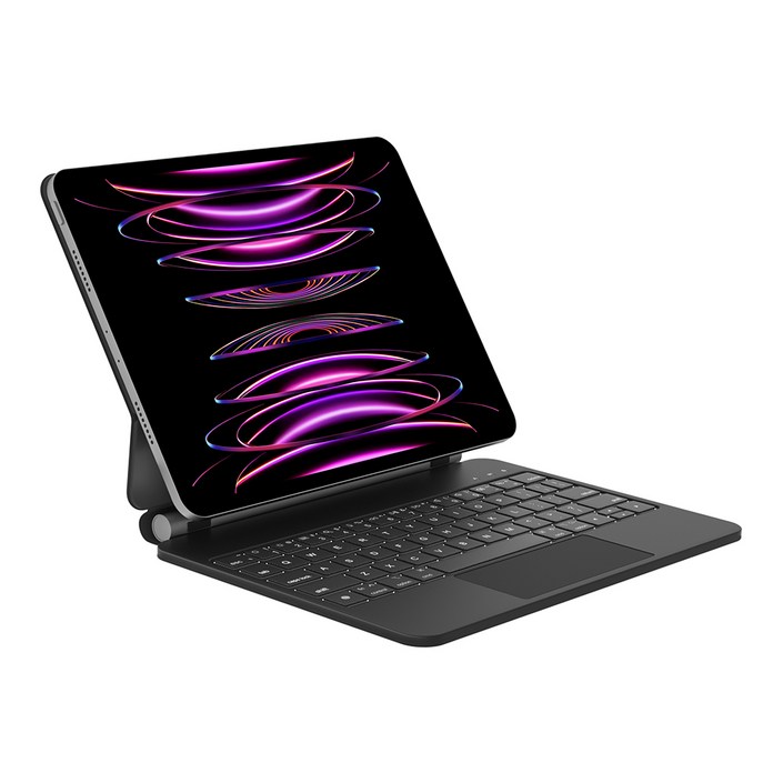 니케 Magkeys 아이패드 매직 키보드 케이스, 화이트한국어