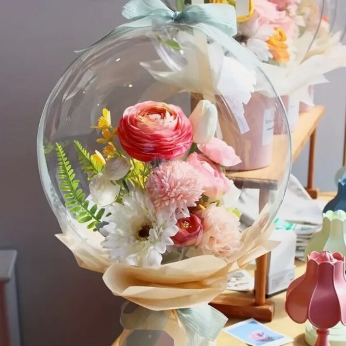 CEUQIESO 쌍구 투명 풍선 , 곰 인형 , 간식 등 넣기 가능 , 생일 파티 장식용 , 총 12개, 1