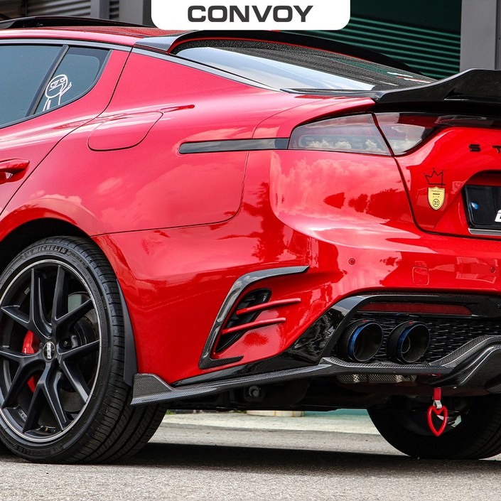 콘보이 스팅어 리어범퍼 카나드윙 몰딩 에어로파츠 튜닝용품 바디킷