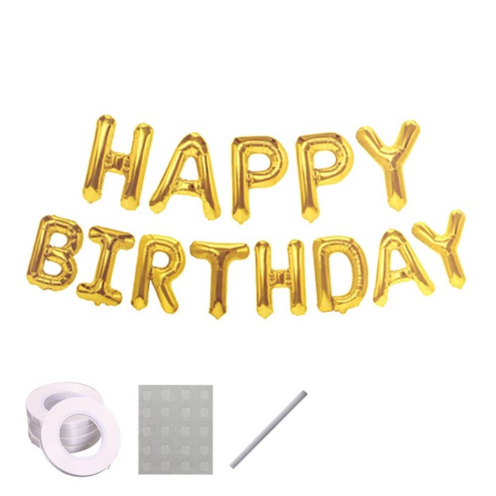 빈토 파티용 글자 풍선 가랜드 세트