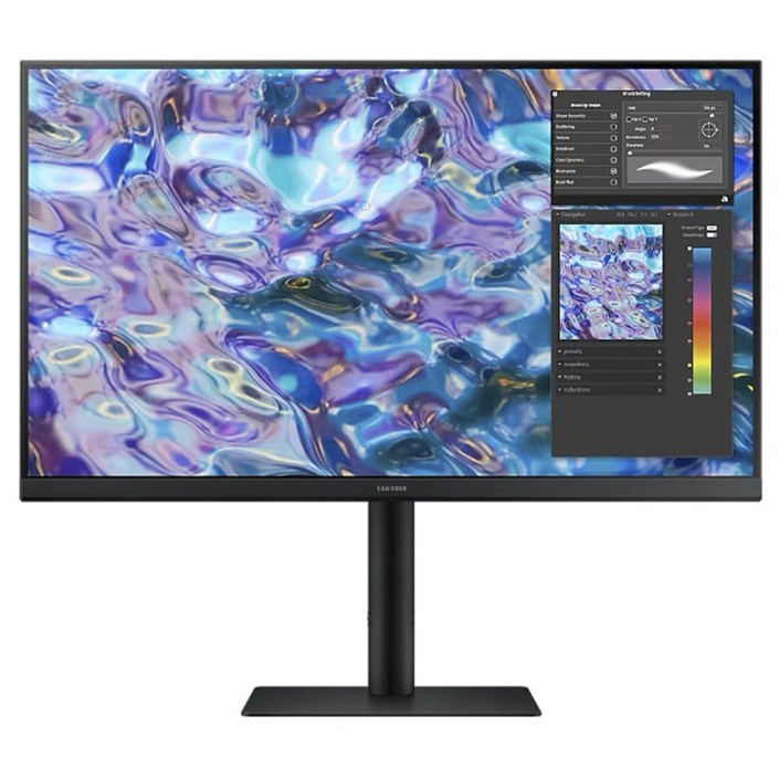 삼성전자 QHD 모니터 FreeSync S61B (68.4 cm) IPS, 네로우베젤, 회전 리프트, 27형,75 Hz,S27B610EQC