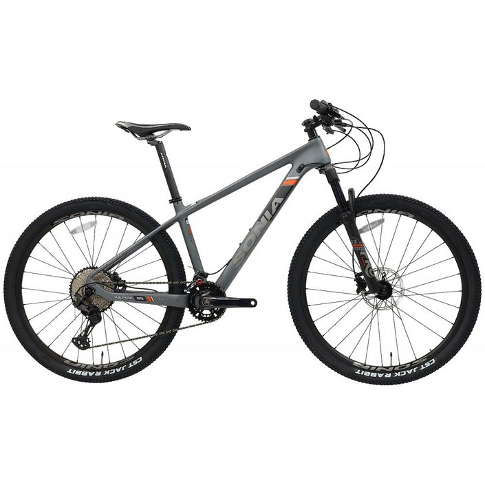 아텍스 SONIA RAPIDE 89 27.5인치 24단 카본XT MTB 자전거 2022, 그레이오렌지, 1개