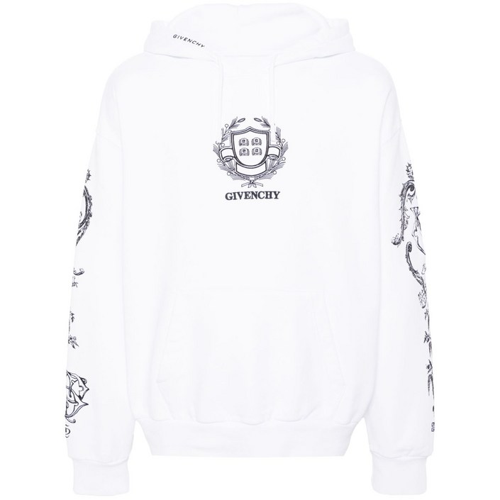 지방시 로고 자수 후디