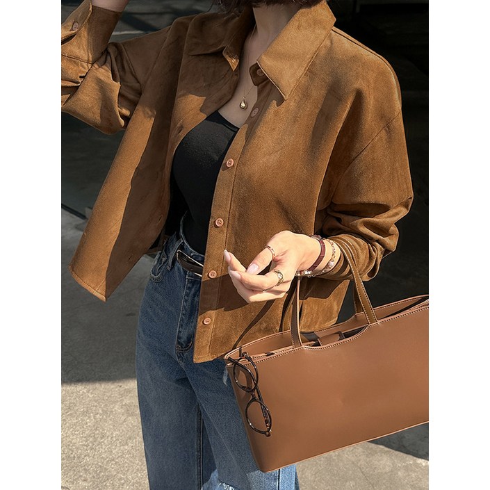 다바걸 DampB made  베롯스웨이드셔츠