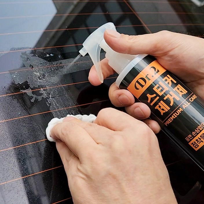 엠씨랩 자동차 냄새없는 스티커제거제 주차 스티커 테이프 끈끈이 자국 제거, 1개, 0.3l