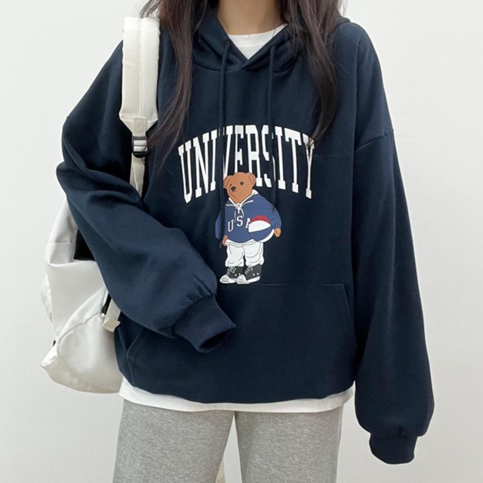 사계절,간절기,기모유니베어후드티