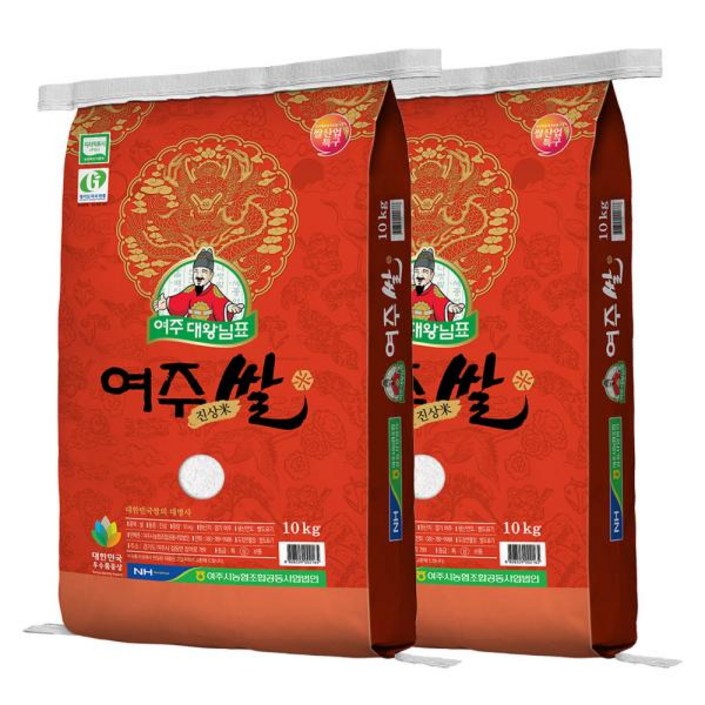 대왕님표 여주쌀 진상미 20kg (10kg x 2포)