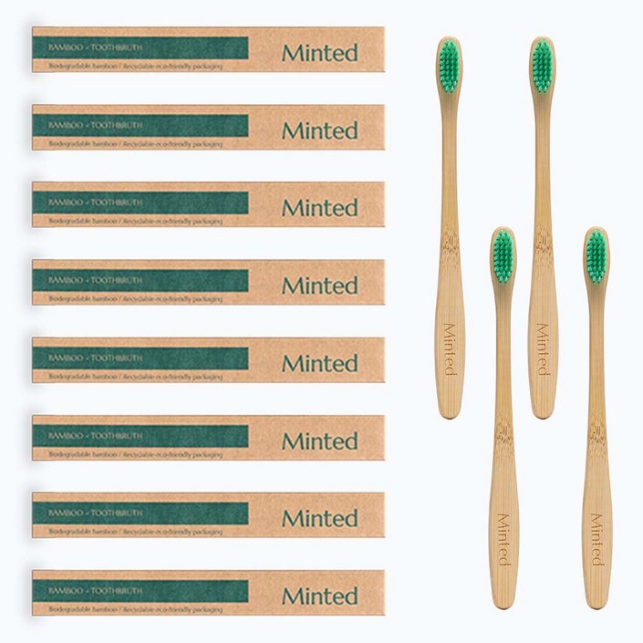 민티드 대나무 칫솔