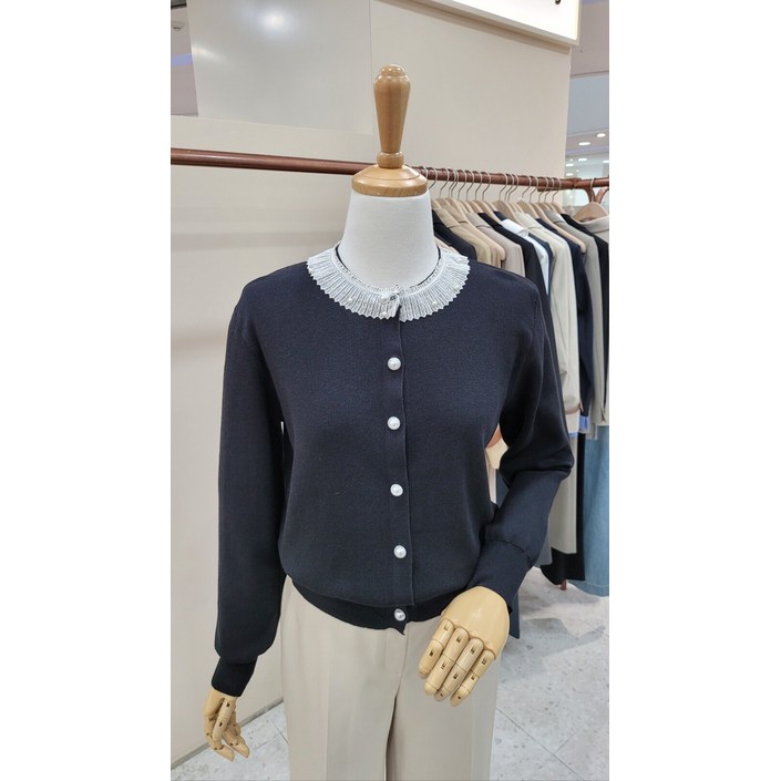 케네스레이디 진주 프릴 가디건 EVCDPD7000_CA