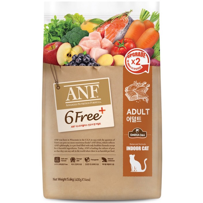 ANF 캣 식스프리플러스 어덜트  캔 참치치킨무스 95g, 1세트, 5.6kg, 닭