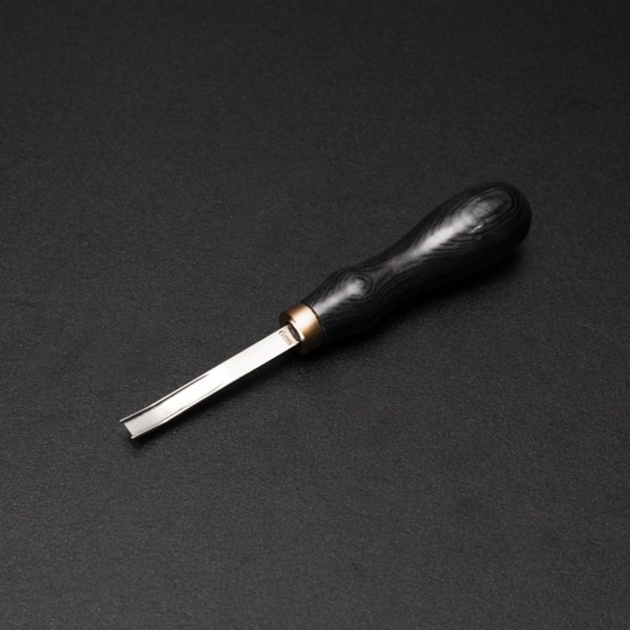 가죽공예 ONTON 흑단 우드 손피할기 8mm 스키버