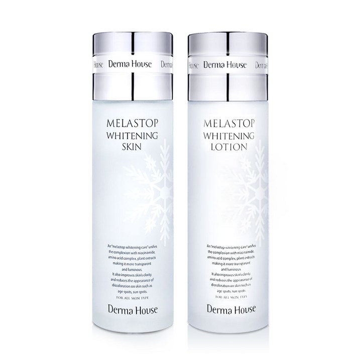 더마하우스 화이트닝 2종미백로션미백로션미백기능성 잡티관리 칙칙한피부, 1세트