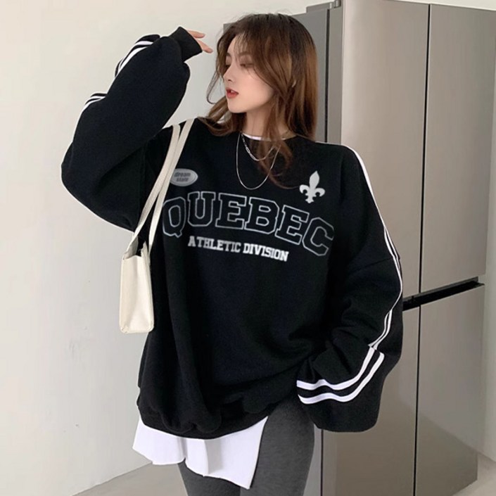 자체제작 퀘벡 프린팅 맨투맨 자체제작 퀘벡 프린팅 맨투맨