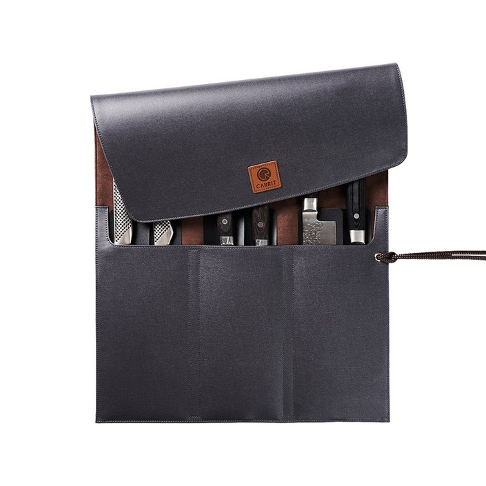 캐릿 II 칼가방 프리미엄 셰프 나이프 칼 케이스 보관함 (Ver. 45cm), 1개, 스모크그레이