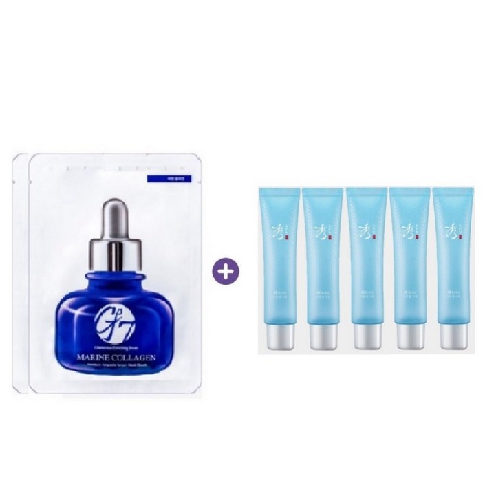 GE7앰플1개구매시 수려한 효비담 수분샘 크림25mlx5개