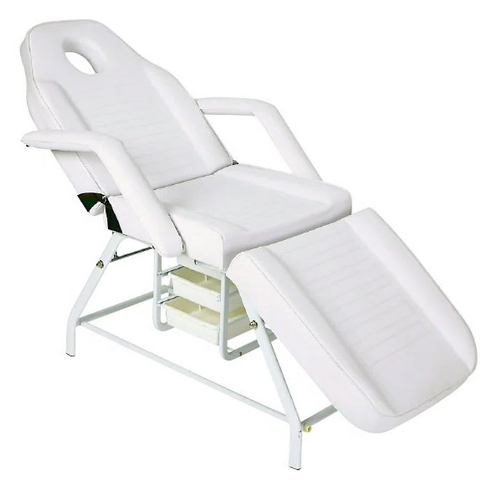 세븐뷰티 속눈썹 반영구 피부 네일침대 모음, 수납형 와이드 페이셜베드홀형10003.