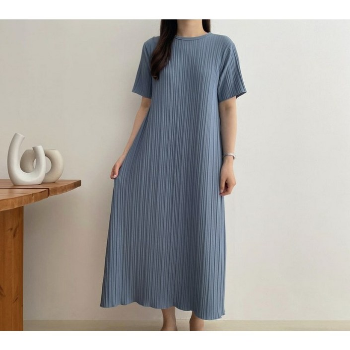 노나네, 롱원피스,빅사이즈, 플리츠 원피스,하객룩,