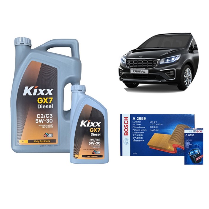 올뉴카니발 더뉴카니발 디젤 킥스 합성엔진오일 세트