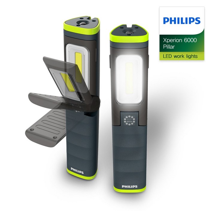 필립스 공식판매점 프로페셔널 엑스페리온 6000 시리즈 LED 작업등 캠핑랜턴 X60 Pillar, 혼합색상, 1개 필립스 공식판매점 프로페셔널 엑스페리온 6000 시리즈 LED 작업등 캠핑랜턴 X60 Pillar, 혼합색상, 1개